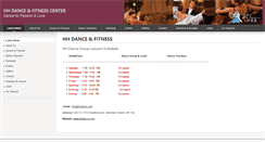 Desktop Screenshot of hhdance.com